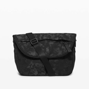 Lululemon Black Camo All Night Festival Bag